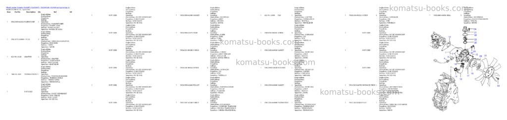 Komatsu wa65pt-3 ha050075 - ha0500108 / h30109 and up Parts catalog cover Page 10 Komatsu wa65pt-3 ha050075 - ha0500108 / h30109 and up Parts catalog cover Page 10