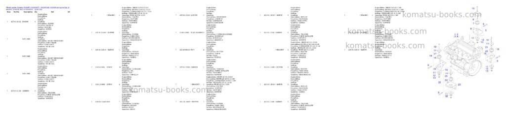Komatsu wa65pt-3 ha050075 - ha0500108 / h30109 and up Parts catalog cover Page 2 Komatsu wa65pt-3 ha050075 - ha0500108 / h30109 and up Parts catalog cover Page 2