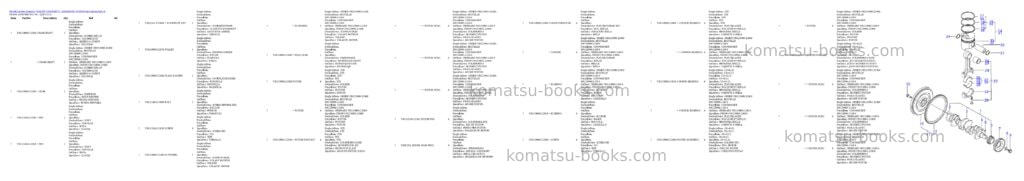 Komatsu wa65pt-3 ha050075 - ha0500108 / h30109 and up Parts catalog cover Page 4 Komatsu wa65pt-3 ha050075 - ha0500108 / h30109 and up Parts catalog cover Page 4