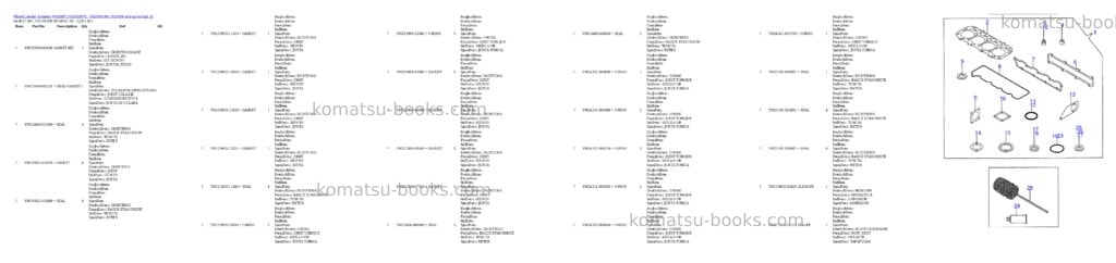 Komatsu wa65pt-3 ha050075 - ha0500108 / h30109 and up Parts catalog cover Page 6 Komatsu wa65pt-3 ha050075 - ha0500108 / h30109 and up Parts catalog cover Page 6