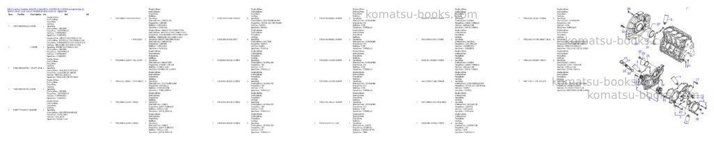 Komatsu wa65pt-3 ha050075 - ha0500108 / h30109 and up Parts catalog cover Page 7 Komatsu wa65pt-3 ha050075 - ha0500108 / h30109 and up Parts catalog cover Page 7