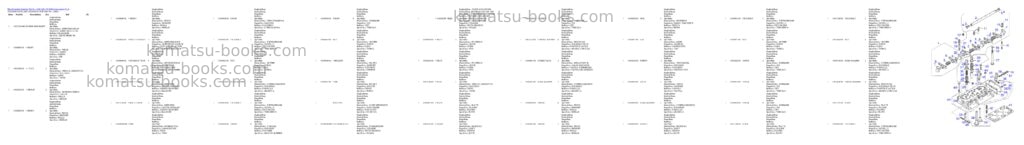 Komatsu wa75-1 15f s/n 371320051 and up Parts catalog cover Page 6 Komatsu wa75-1 15f s/n 371320051 and up Parts catalog cover Page 6