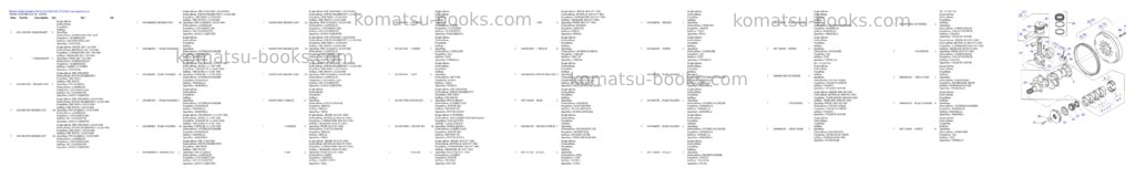 Komatsu wa75-1s 15fs s/n 371321631 and up Parts catalog cover Page 5