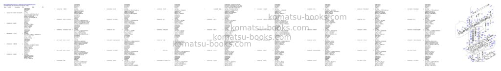 Komatsu wa75-1s 15fs s/n 371321631 and up Parts catalog cover Page 6