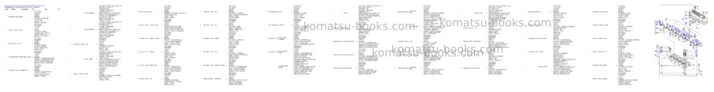 Komatsu wa75-3 fleet s/n ha300051 and up Parts catalog cover Page 5