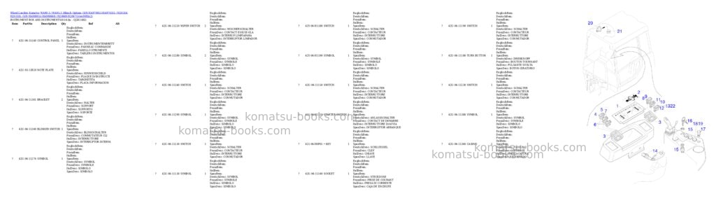 Komatsu WA90-3 / WA95-3 30km/h Options (S/N HA970051-HA970315 / H20316-H20318); (S/N HA980051-HA980668 / H20669-H20671) Parts catalog cover Page 2 Komatsu WA90-3 / WA95-3 30km/h Options (S/N HA970051-HA970315 / H20316-H20318); (S/N HA980051-HA980668 / H20669-H20671) Parts catalog cover Page 2
