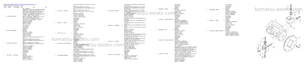 Komatsu wa90-1s 20fs s/n 372020401 and up Parts catalog cover Page 2 Komatsu wa90-1s 20fs s/n 372020401 and up Parts catalog cover Page 2