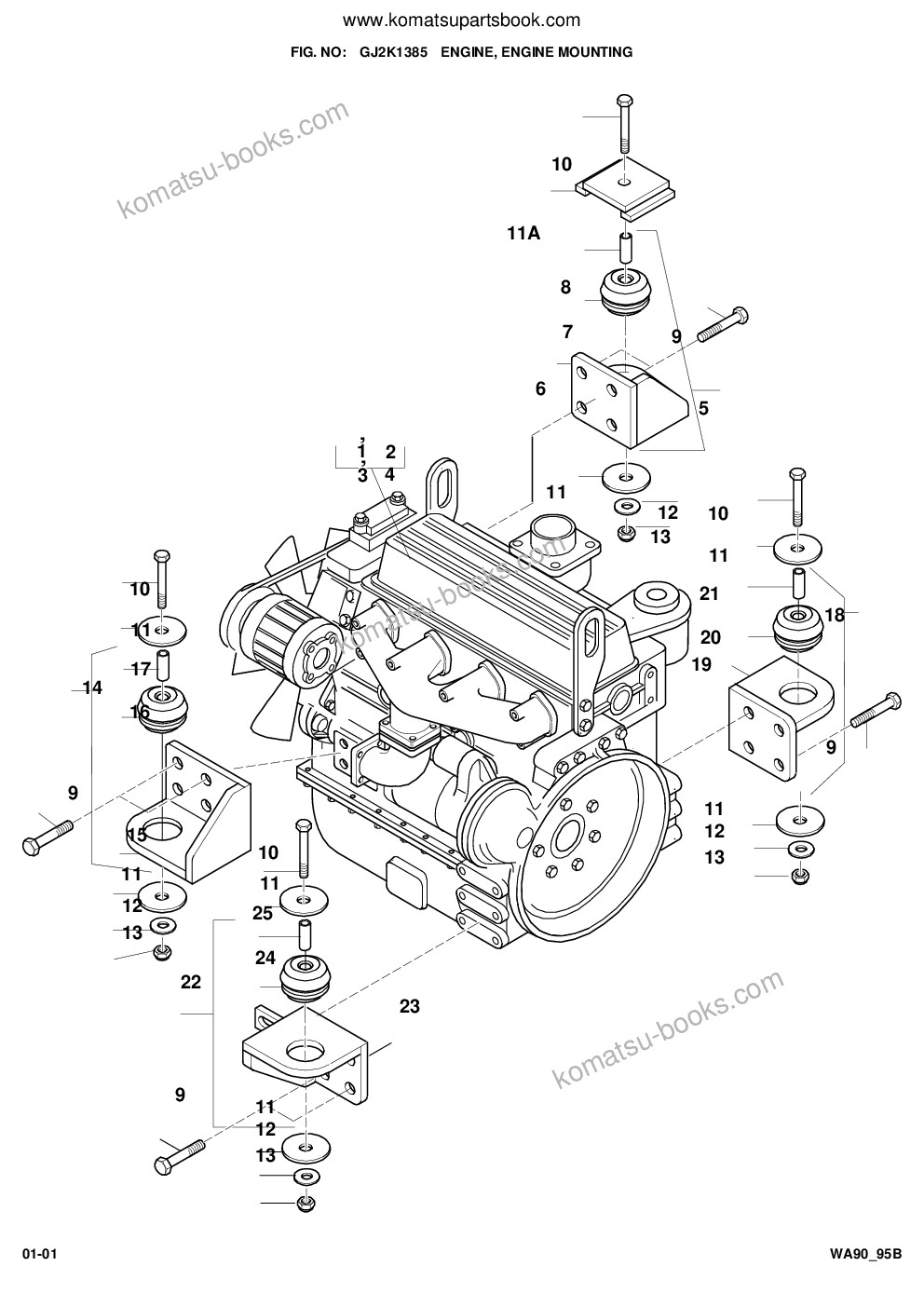 Komatsu wa90-3 s/n ha970239-ha970315 / h20316-h20318; wa95-3 s/n ha980376-ha980668 / h20669-h20671 Parts catalog cover Page 6 Komatsu wa90-3 s/n ha970239-ha970315 / h20316-h20318; wa95-3 s/n ha980376-ha980668 / h20669-h20671 Parts catalog cover Page 6