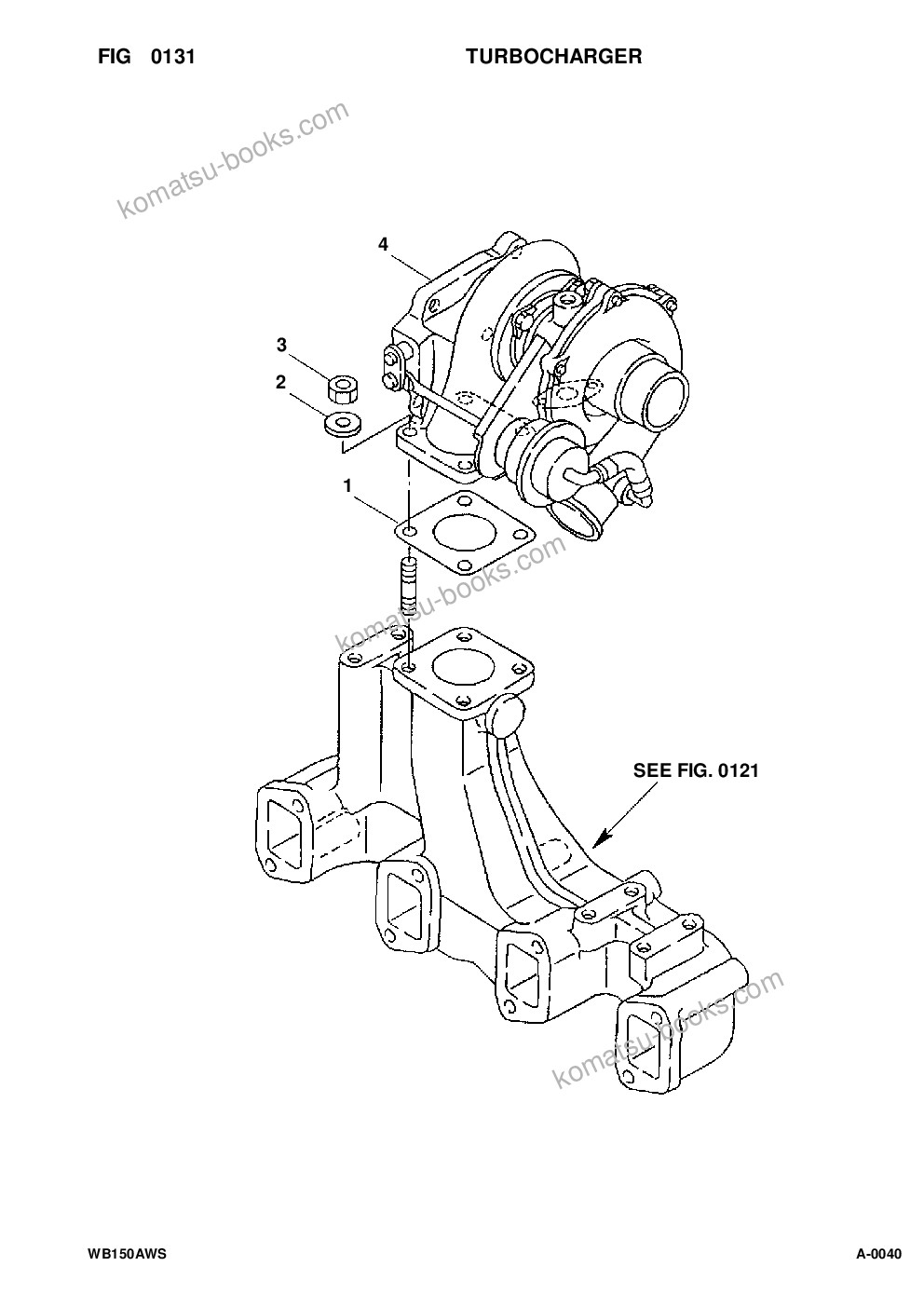 Komatsu wb150aws-2 s/n 150f80001-up Parts catalog cover Page 10