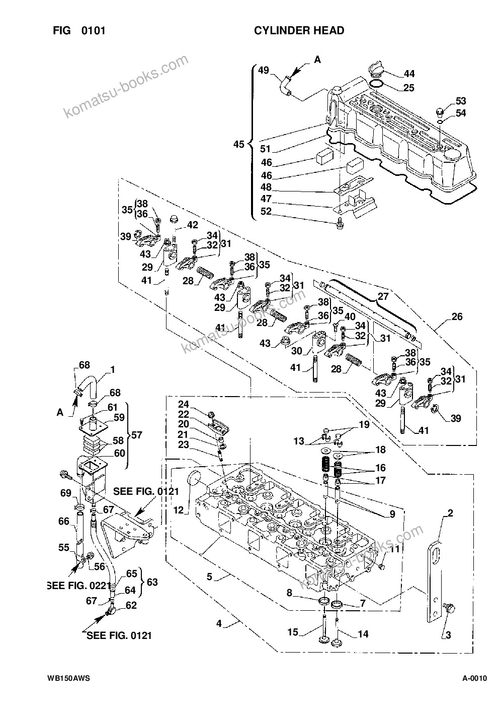 Komatsu wb150aws-2 s/n 150f80001-up Parts catalog cover Page 3