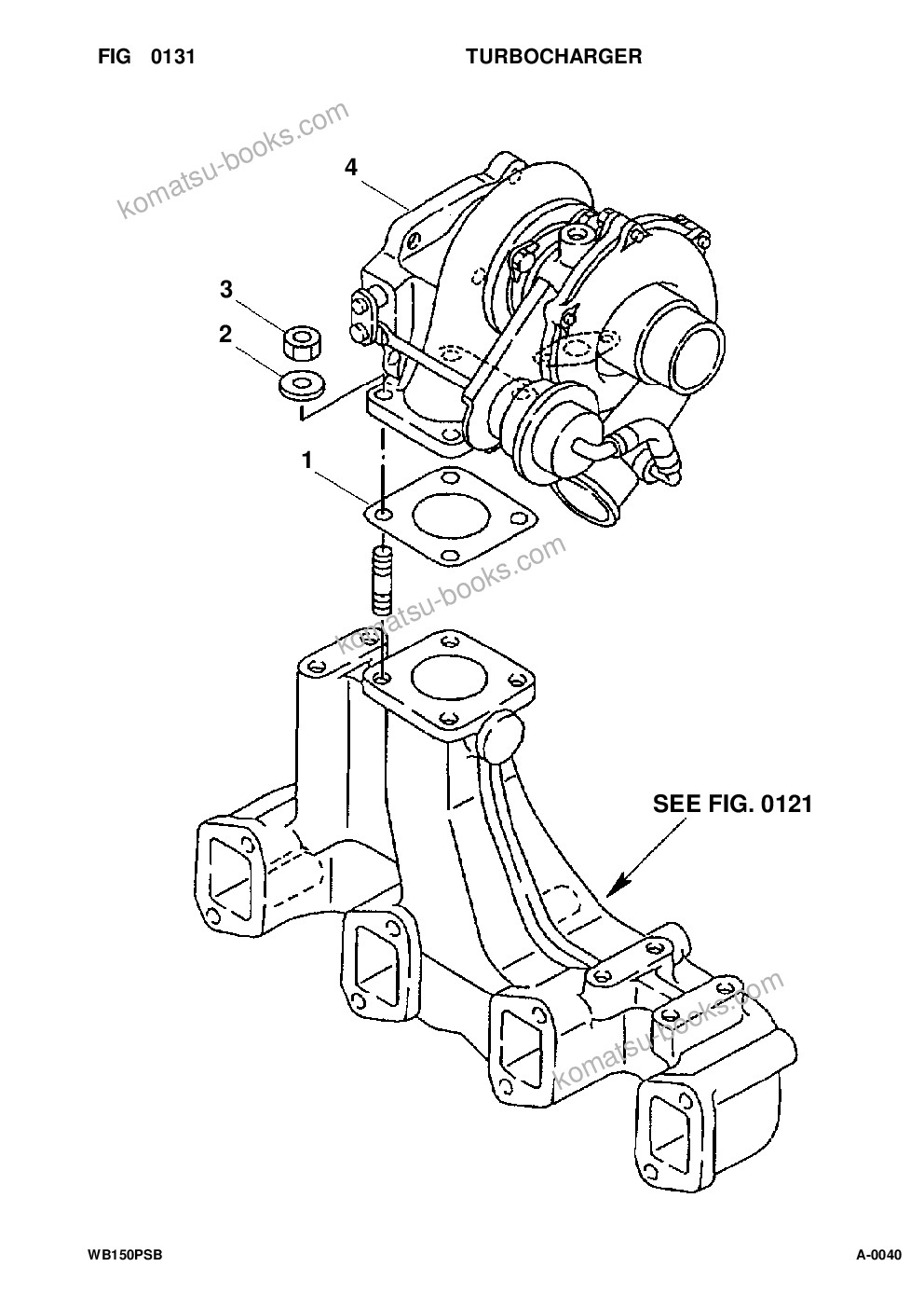 Komatsu wb150ps-2 s/n 150f50032-up Parts catalog cover Page 10 Komatsu wb150ps-2 s/n 150f50032-up Parts catalog cover Page 10