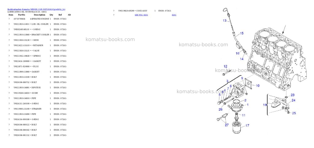Komatsu wb91r-2 s/n 91f20145-up Parts catalog cover Page 10 Komatsu wb91r-2 s/n 91f20145-up Parts catalog cover Page 10