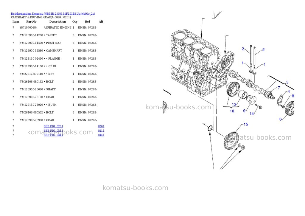 Komatsu wb91r-2 s/n 91f20145-up Parts catalog cover Page 8 Komatsu wb91r-2 s/n 91f20145-up Parts catalog cover Page 8