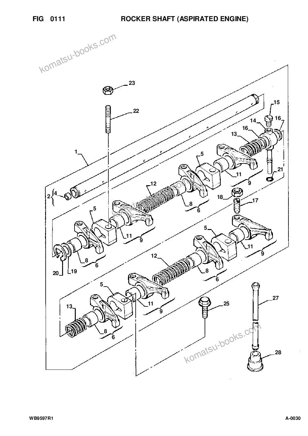 Komatsu wb95r-1 wb97r-1 s/n 8901442-up Parts catalog cover Page 8 Komatsu wb95r-1 wb97r-1 s/n 8901442-up Parts catalog cover Page 8