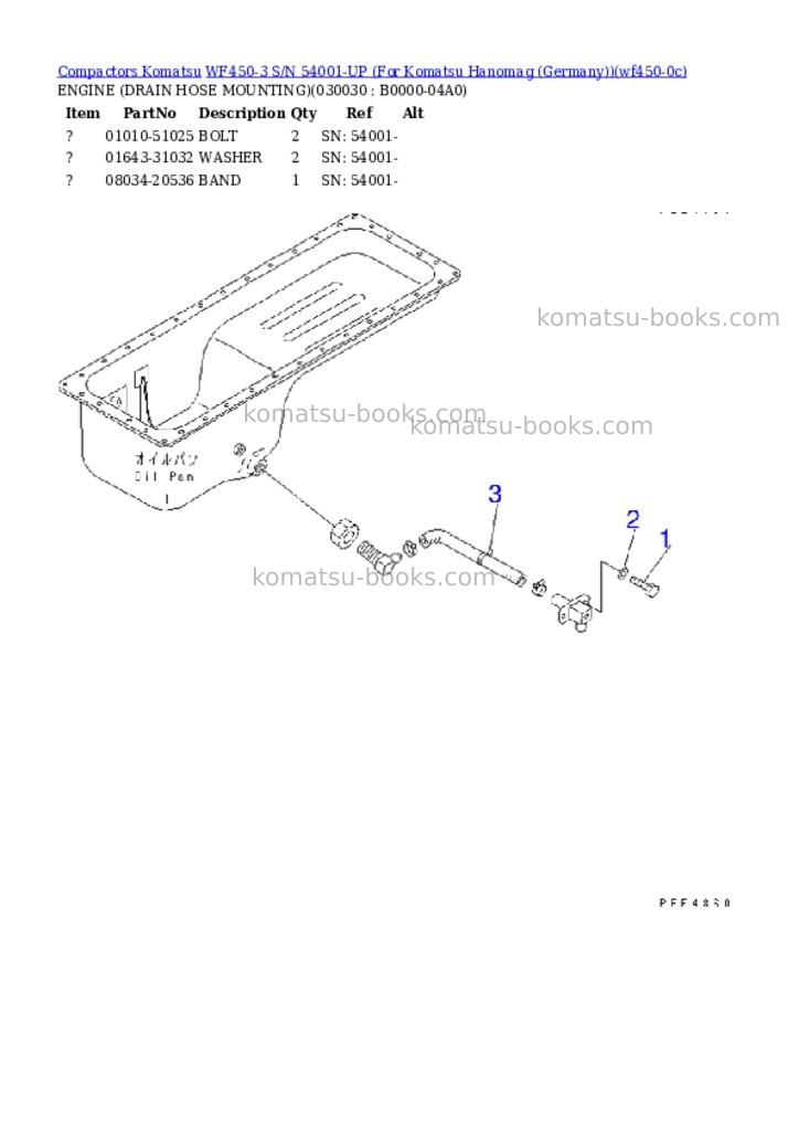 Komatsu WF450-3 S/N 54001-UP (For Komatsu Hanomag (Germany)) Parts catalog cover Page 2 Komatsu WF450-3 S/N 54001-UP (For Komatsu Hanomag (Germany)) Parts catalog cover Page 2