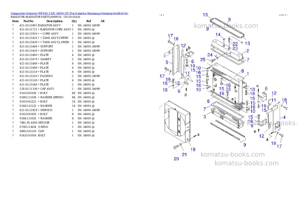 Komatsu WF450-3 S/N 54001-UP (For Komatsu Hanomag (Germany)) Parts catalog cover Page 5 Komatsu WF450-3 S/N 54001-UP (For Komatsu Hanomag (Germany)) Parts catalog cover Page 5
