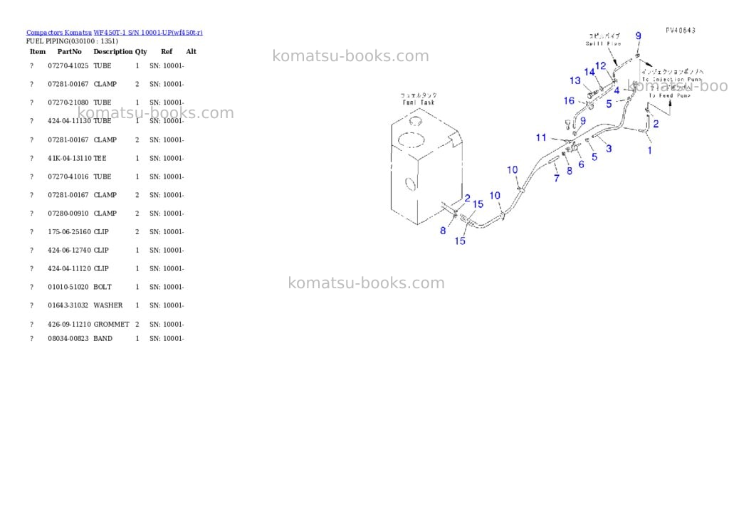 Komatsu wf450t-1 s/n 10001-up Parts catalog cover Page 9