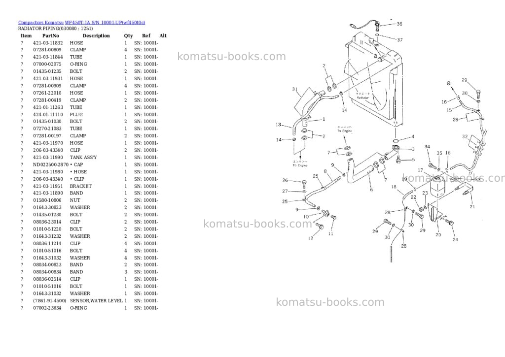 Komatsu wf450t-1a s/n 10001-up Parts catalog cover Page 7 Komatsu wf450t-1a s/n 10001-up Parts catalog cover Page 7