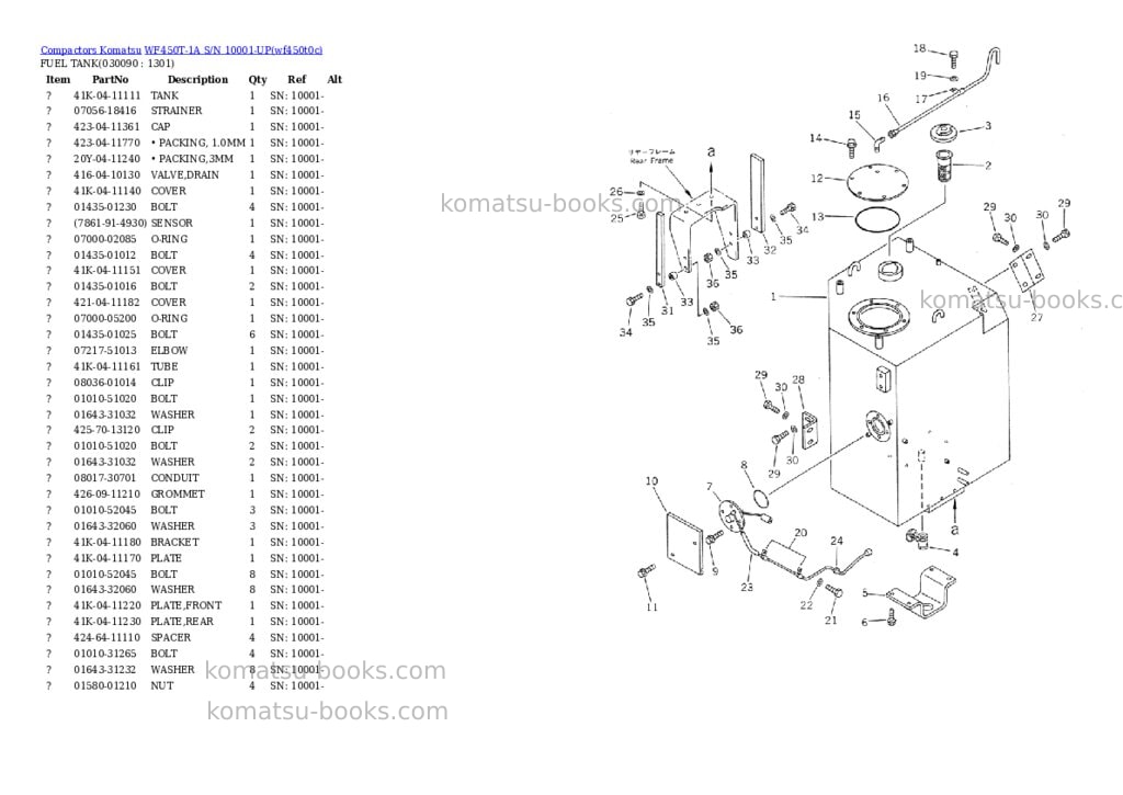 Komatsu wf450t-1a s/n 10001-up Parts catalog cover Page 8 Komatsu wf450t-1a s/n 10001-up Parts catalog cover Page 8