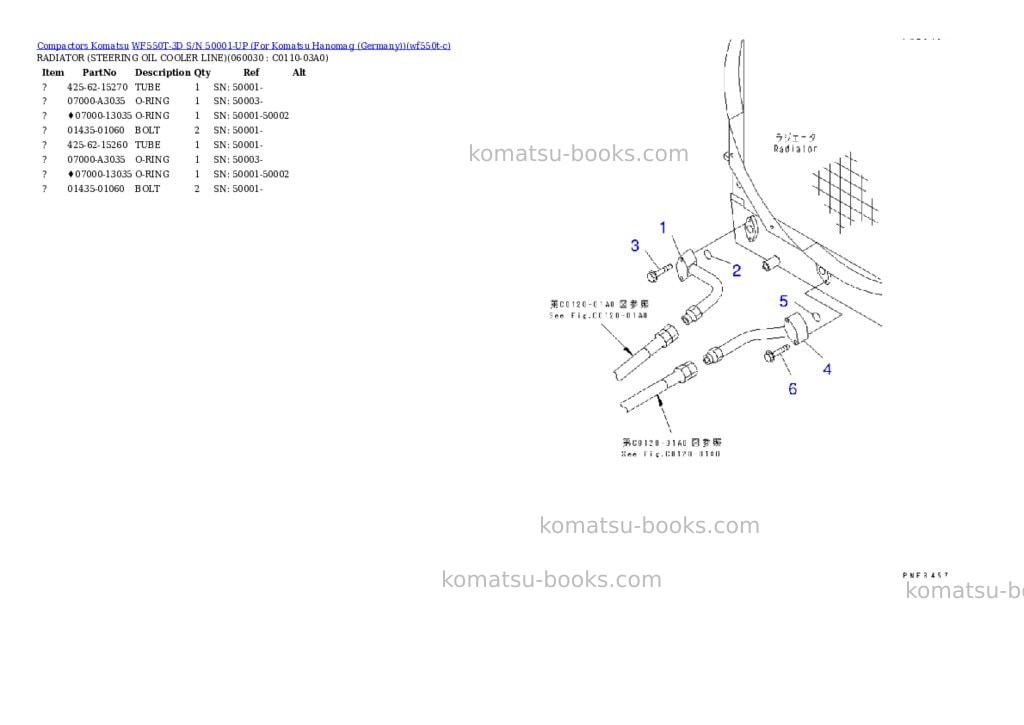 Komatsu wf550t-3d s/n 50001-up for komatsu hanomag germany Parts catalog cover Page 10 Komatsu wf550t-3d s/n 50001-up for komatsu hanomag germany Parts catalog cover Page 10