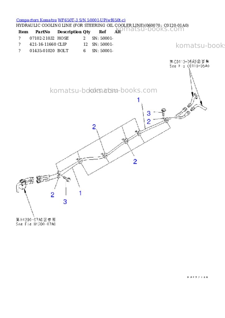 Komatsu wf650t-3 s/n 50001-up Parts catalog cover Page 10 Komatsu wf650t-3 s/n 50001-up Parts catalog cover Page 10