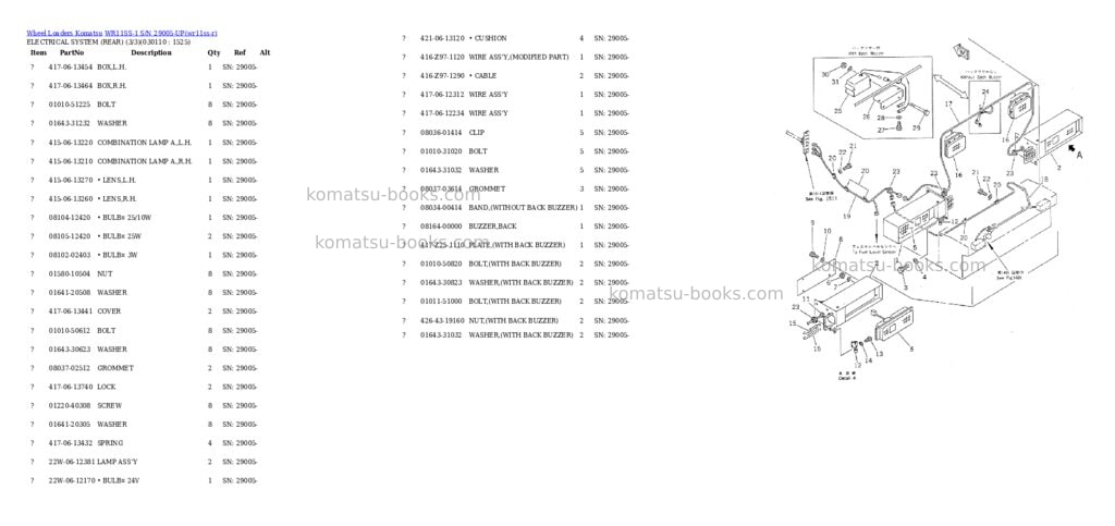 Komatsu wr11ss-1 s/n 29005-up Parts catalog cover Page 10