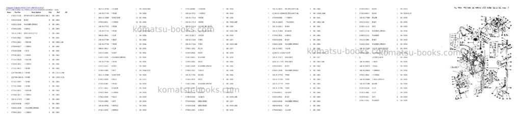 Komatsu ws16-2 s/n 1008-up Parts catalog cover Page 4 Komatsu ws16-2 s/n 1008-up Parts catalog cover Page 4