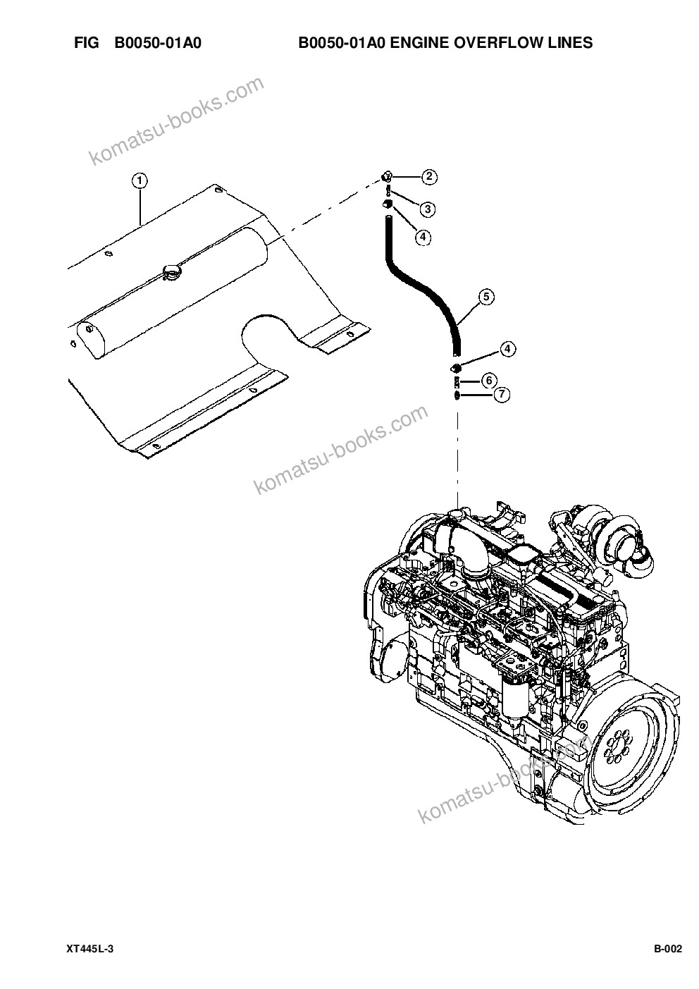 Komatsu xt445l-3 a3101 - up Parts catalog cover Page 10 Komatsu xt445l-3 a3101 - up Parts catalog cover Page 10