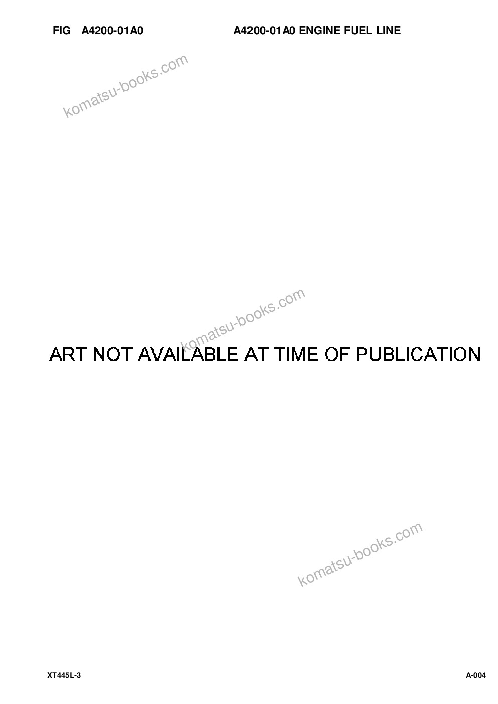 Komatsu xt445l-3 a3101 - up Parts catalog cover Page 5 Komatsu xt445l-3 a3101 - up Parts catalog cover Page 5