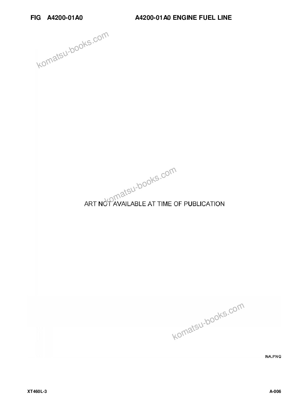 Komatsu xt460l-3 s/n a5101-up Parts catalog cover Page 7 Komatsu xt460l-3 s/n a5101-up Parts catalog cover Page 7