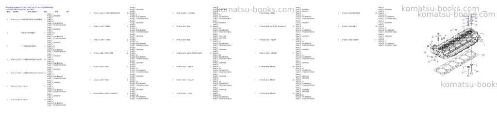 Komatsu PC220LC-8M0 S/N Y221001-UP Parts catalog cover Page 4