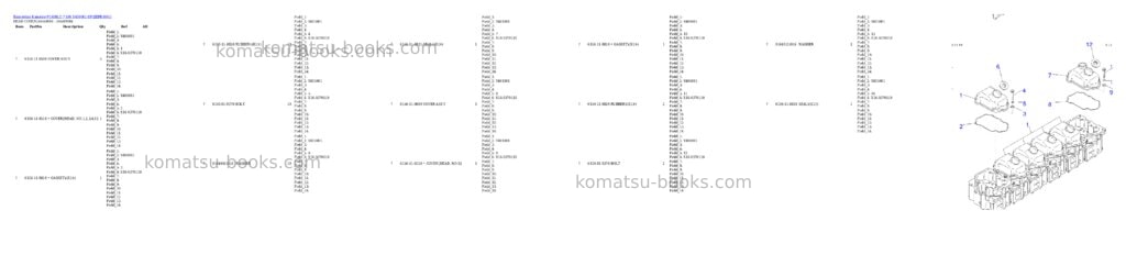 Komatsu pc400lc-7 s/n y400001-up Parts catalog cover Page 5 Komatsu pc400lc-7 s/n y400001-up Parts catalog cover Page 5