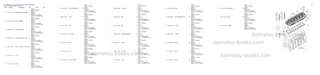 Komatsu pc300-8m0 s/n y301001-up Parts catalog cover Komatsu pc300-8m0 s/n y301001-up Parts catalog cover