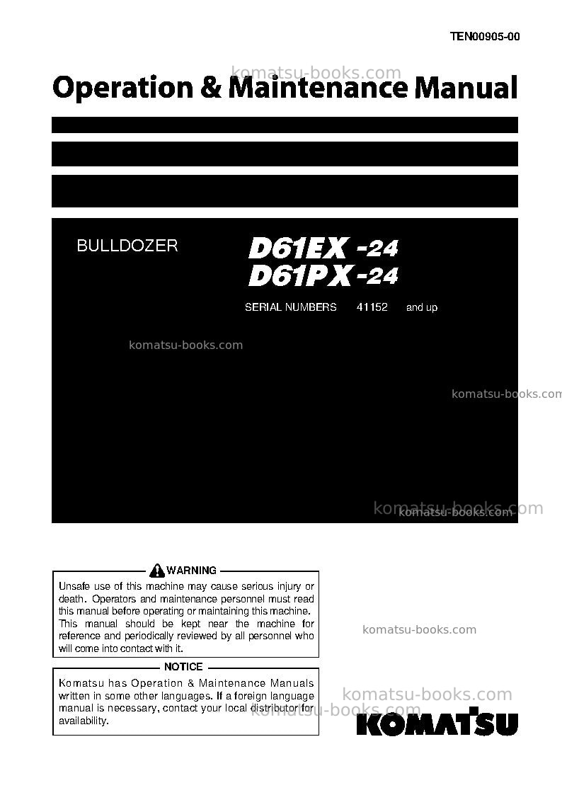 Komatsu d61ex-24jpn-gateway function controller Operation manual cover Komatsu d61ex-24jpn-gateway function controller Operation manual cover
