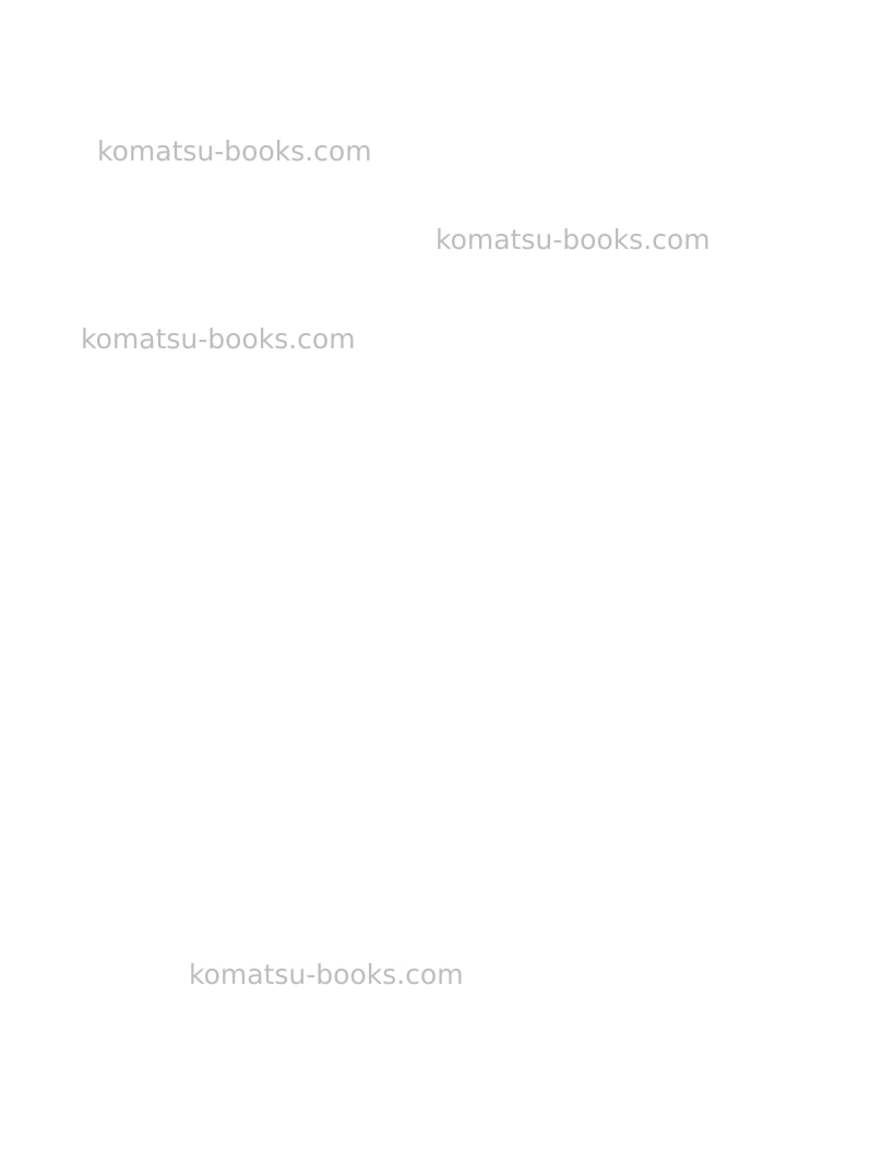 Komatsu wa900-1usa-lc Operation manual cover Page 2