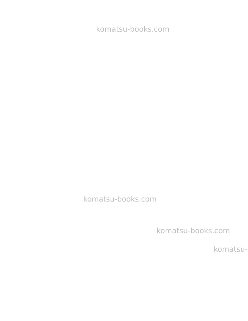 Komatsu gd650aw-2usa-by Operation manual cover Page 2 Komatsu gd650aw-2usa-by Operation manual cover Page 2