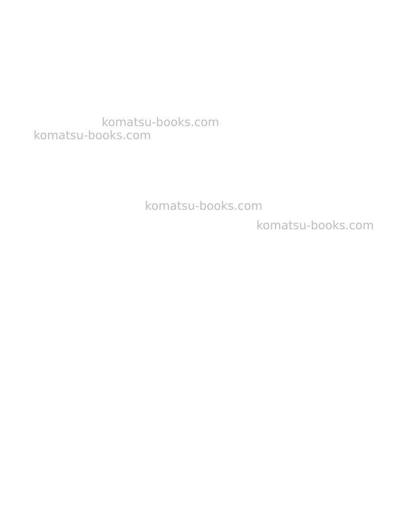 Komatsu wb150aws-2usa-n Operation manual cover Page 2 Komatsu wb150aws-2usa-n Operation manual cover Page 2