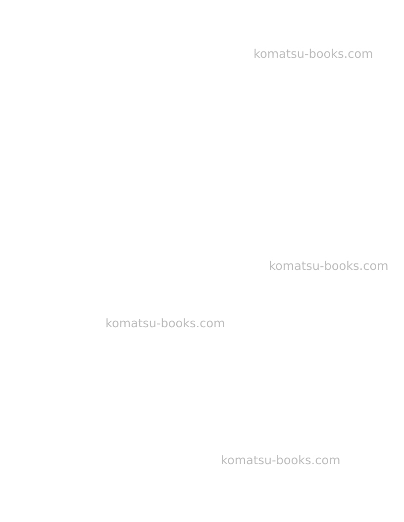 Komatsu hm400-1usa-l Operation manual cover Page 2 Komatsu hm400-1usa-l Operation manual cover Page 2