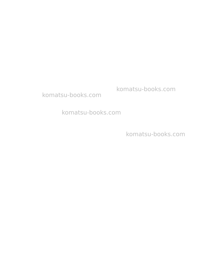 Komatsu wb156ps-5usa Operation manual cover Page 2 Komatsu wb156ps-5usa Operation manual cover Page 2