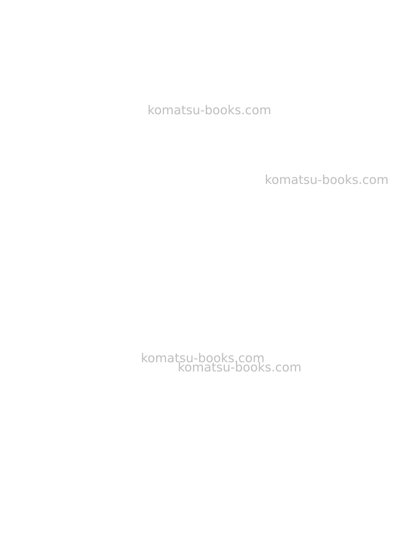 Komatsu hm350-2usa Operation manual cover Page 2 Komatsu hm350-2usa Operation manual cover Page 2