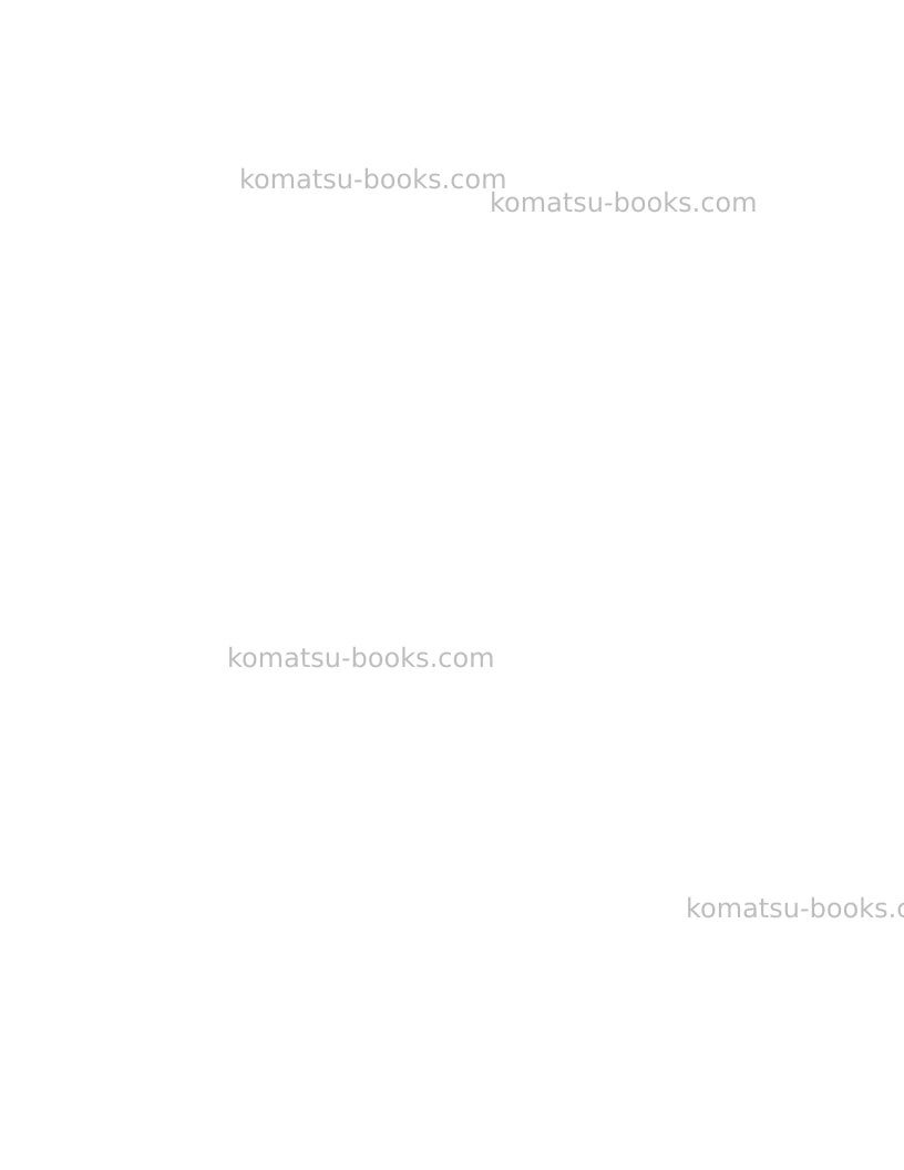 Komatsu 830e-1usa-ac Operation manual cover Page 2