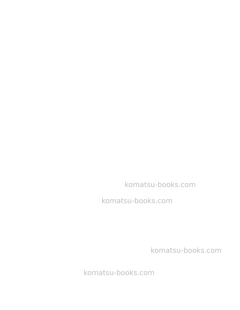 Komatsu pc88mr-8usa Operation manual cover Page 2 Komatsu pc88mr-8usa Operation manual cover Page 2