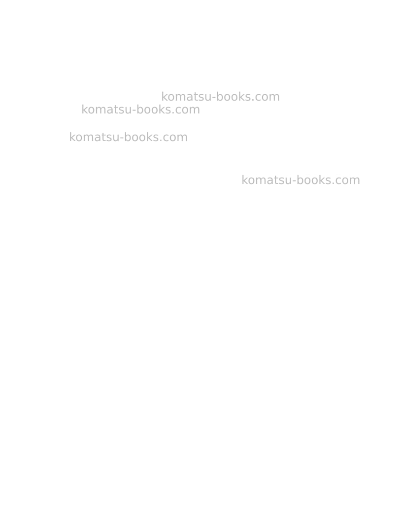 Komatsu 930e-4usa-se Operation manual cover Page 2 Komatsu 930e-4usa-se Operation manual cover Page 2
