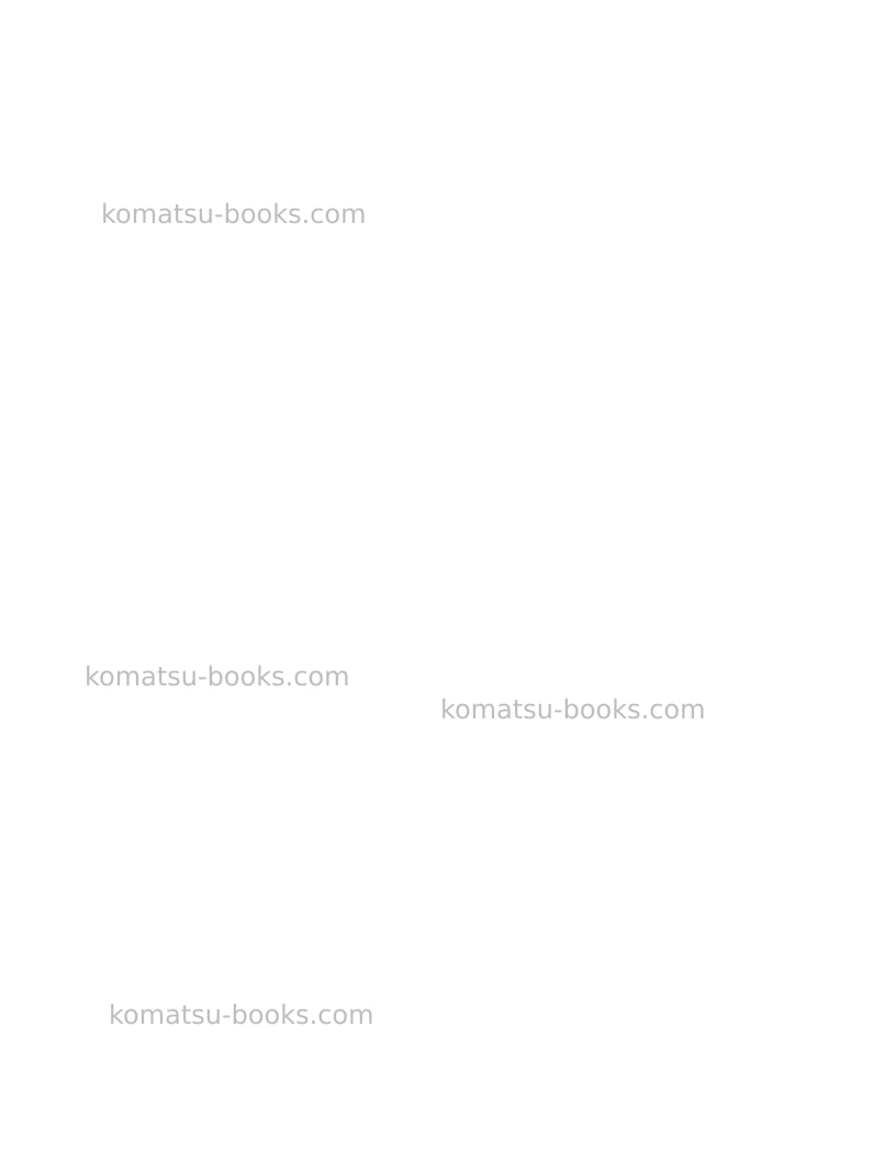 Komatsu 930e-4usa-tier ii Operation manual cover Page 2 Komatsu 930e-4usa-tier ii Operation manual cover Page 2