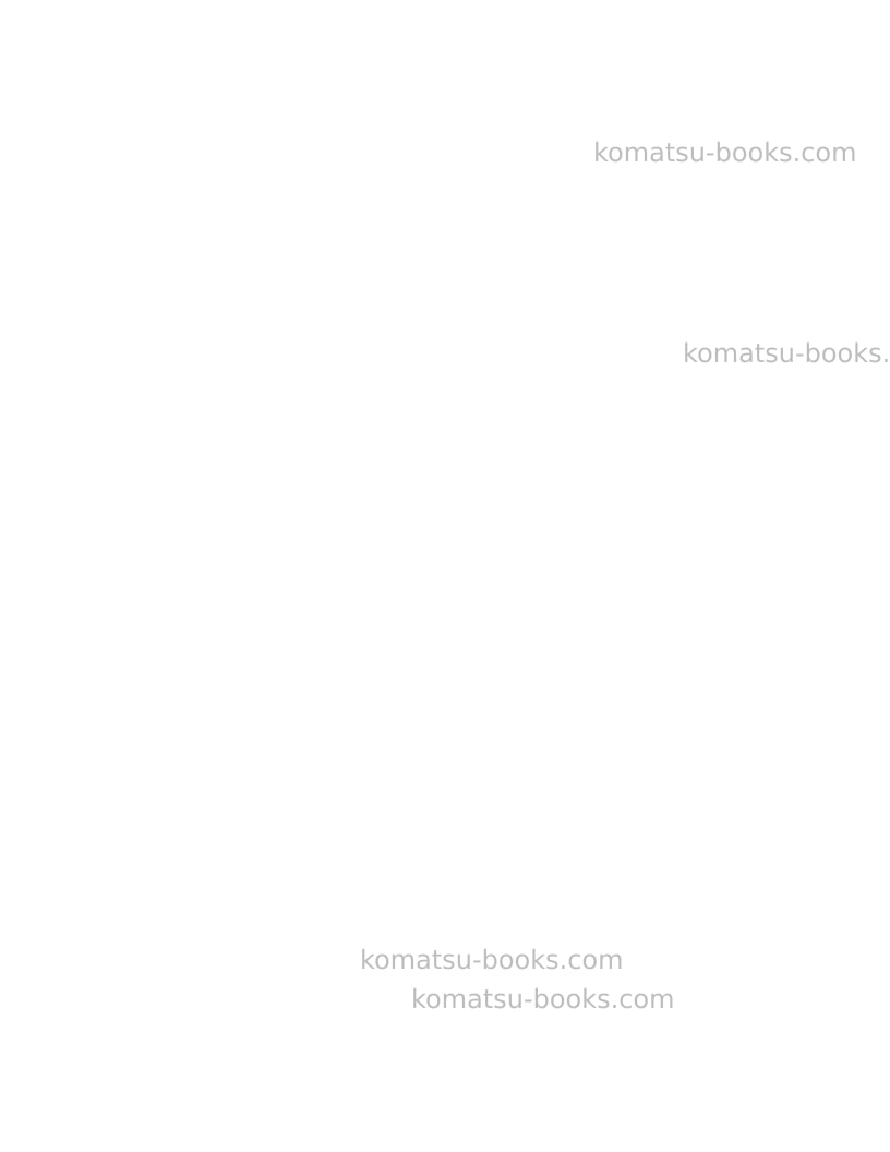 Komatsu 860e-1usa-kt Operation manual cover Page 2