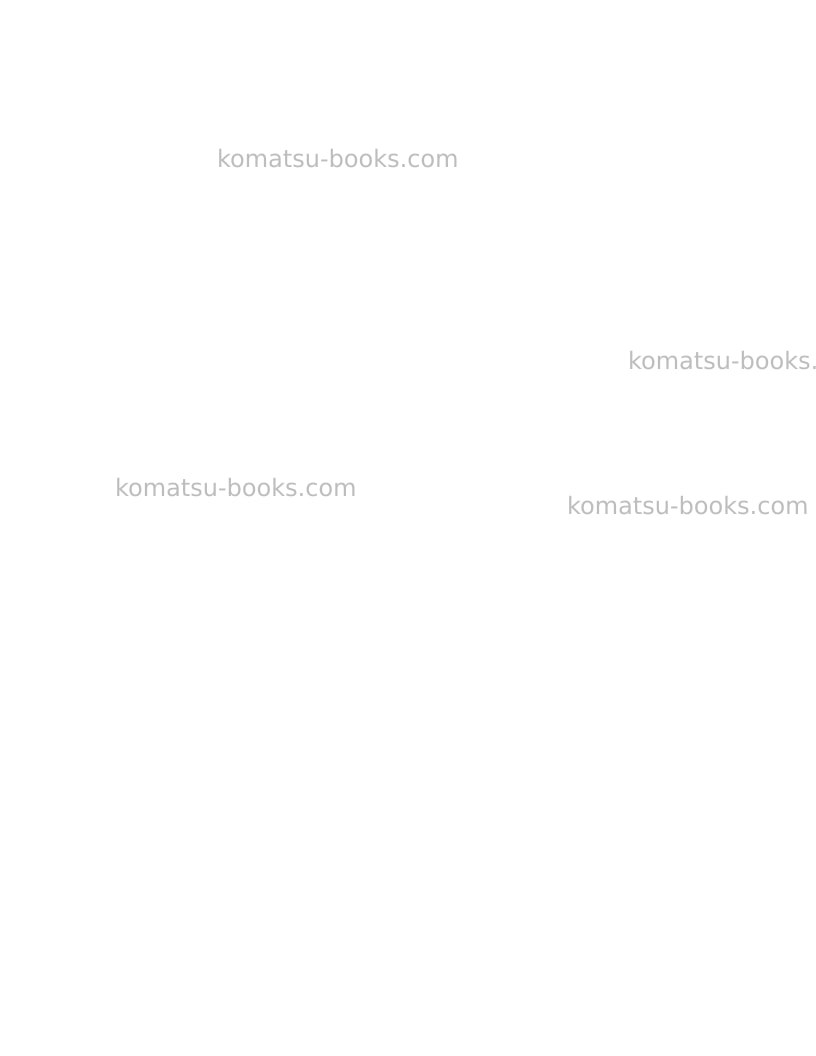 Komatsu 860e-1usa-kt Operation manual cover Page 2