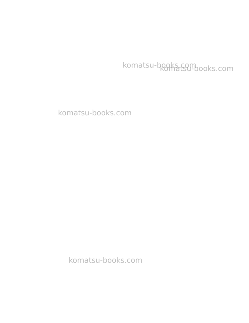 Komatsu 930e-4usa-tier ii Operation manual cover Page 2 Komatsu 930e-4usa-tier ii Operation manual cover Page 2