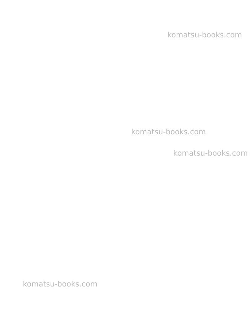 Komatsu 730eusa Operation manual cover Page 2 Komatsu 730eusa Operation manual cover Page 2