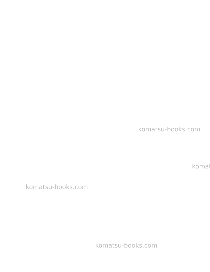 Komatsu hd1500-5usa Field assembly manual cover Page 2