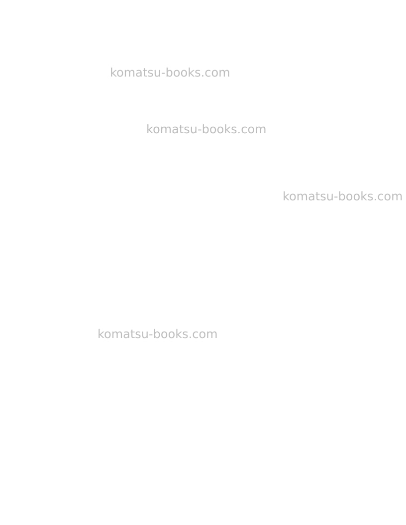 Komatsu 930e-4usa Field assembly manual cover Page 2 Komatsu 930e-4usa Field assembly manual cover Page 2
